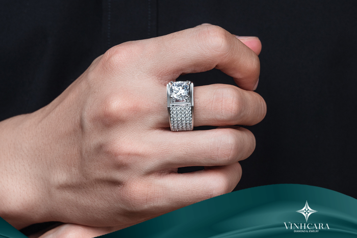 Thiết kế nhẫn kim cương nam được ưa chuộng hiện nay