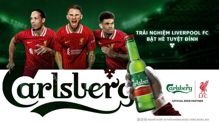 Chạm đỉnh vinh quang cùng Liverpool FC tại “thánh địa” Anfield chỉ với một lần bật nắp chai Carlsberg.