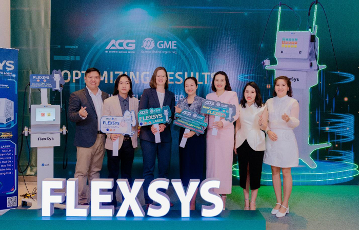 Buổi ra mắt công nghệ laser mới FLEXSYS sản xuất tại Đức kết hợp 2 bước sóng 577nm & 1550nm trong ứng dụng da liễu hiện đại Ảnh 1