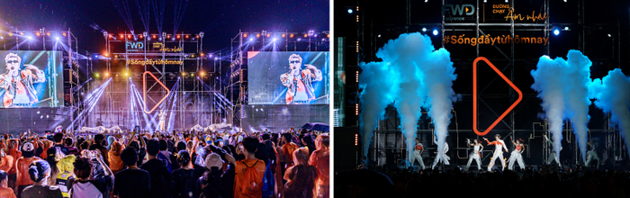 Captain Boy, Pháp Kiều cháy hết mình cùng khán giả.