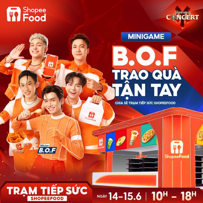 Yên tâm no bụng, quẩy sung, ShopeeFood tiếp sức Gai Con Hà Nội - Hưng Yên với loạt deal xịn trước concert Ảnh 1