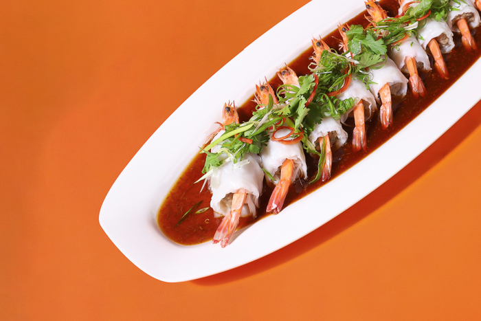 Bánh cuốn tôm xốt X.O mang theo lời chúc hạnh phúc thịnh vượng và sung túc