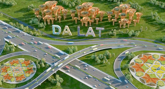 Ảnh phối cảnh dự án cao tốc Bảo Lộc – Liên Khương