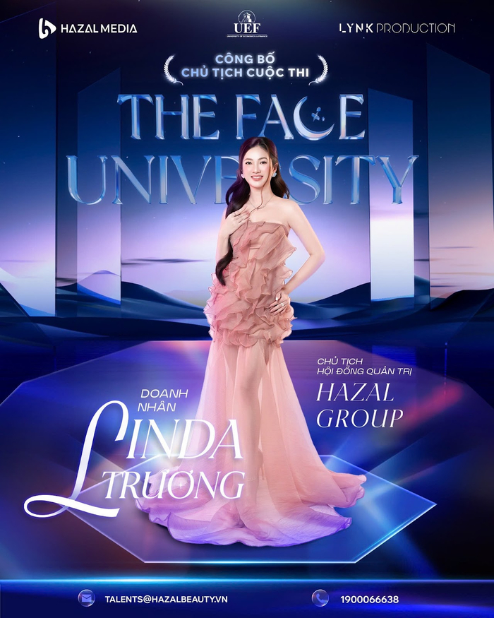 Doanh nhân Linda Trương - Chủ tịch “The Face University 2025”