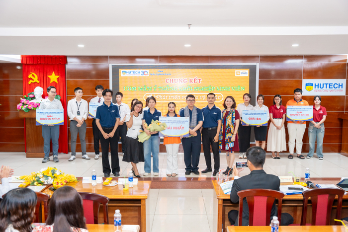 Nhiều dự án hấp dẫn được sinh viên trình bày tại cuộc thi khởi nghiệp