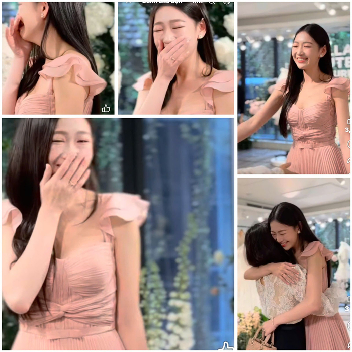 Giây phút cảm động nghẹn ngào của cô dâu khi lần đầu được chiêm ngưỡng giấc mơ của chính mình