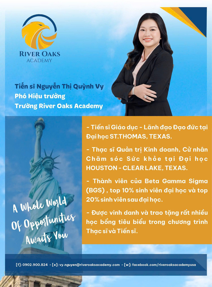 River Oaks Global tổ chức gặp gỡ, chia sẻ chủ đề “Từ ước mơ đến hành trình quốc tế” Ảnh 1