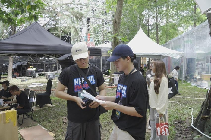 Đội ngũ nhân sự nòng cốt của Hepmil đảm bảo chất lượng tại sự kiện TikTok Food Fest 2025. Ảnh: Hepmil