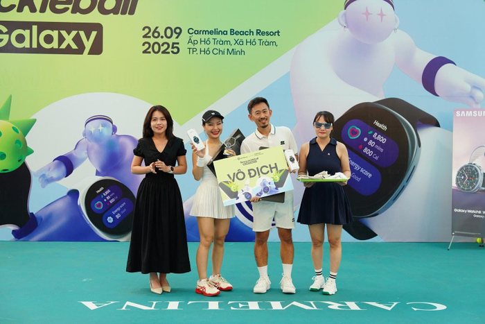 Fancy Pickleball #withGalaxy thành công rực rỡ, lộ diện những nhà vô địch sau loạt trận "nghẹt thở" Ảnh 2