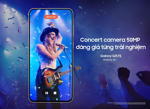 Mẹo bắt trọn mọi khoảnh khắc concert đáng giá với Galaxy S25 FE Ảnh 1