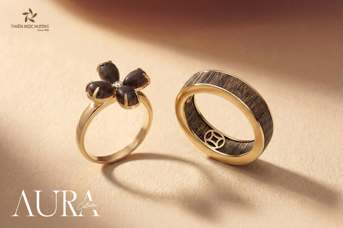 Aura Collection - bộ trang sức trầm hương đầu tiên tại Việt Nam kết hợp cùng vàng và kim cương