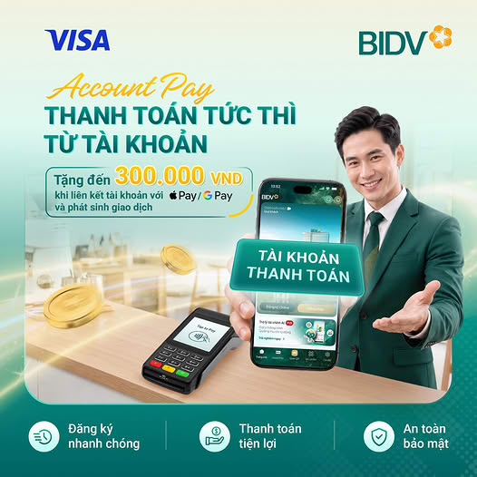 Không cần thẻ, không cần ví: Thanh toán trực tiếp từ tài khoản BIDV chỉ với một chạm Ảnh 3