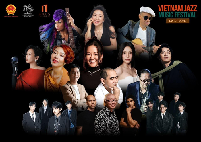 Vietnam Jazz Heritage Festival quy tụ nhiều nghệ sĩ trong nước, quốc tế.