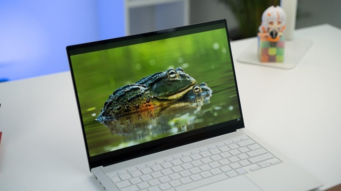 Laptop Asus OLED với màn hình hiển thị màu sắc sống động