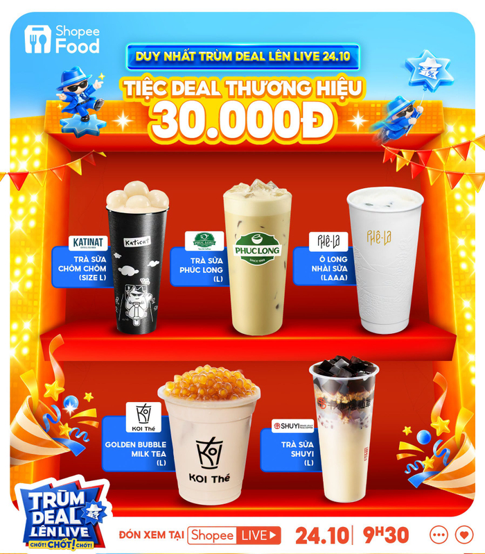 Menu đồng giá siêu hấp dẫn chỉ xuất hiện trong phiên livestream ngày 24.10 khiến dân tình đứng ngồi không yên.