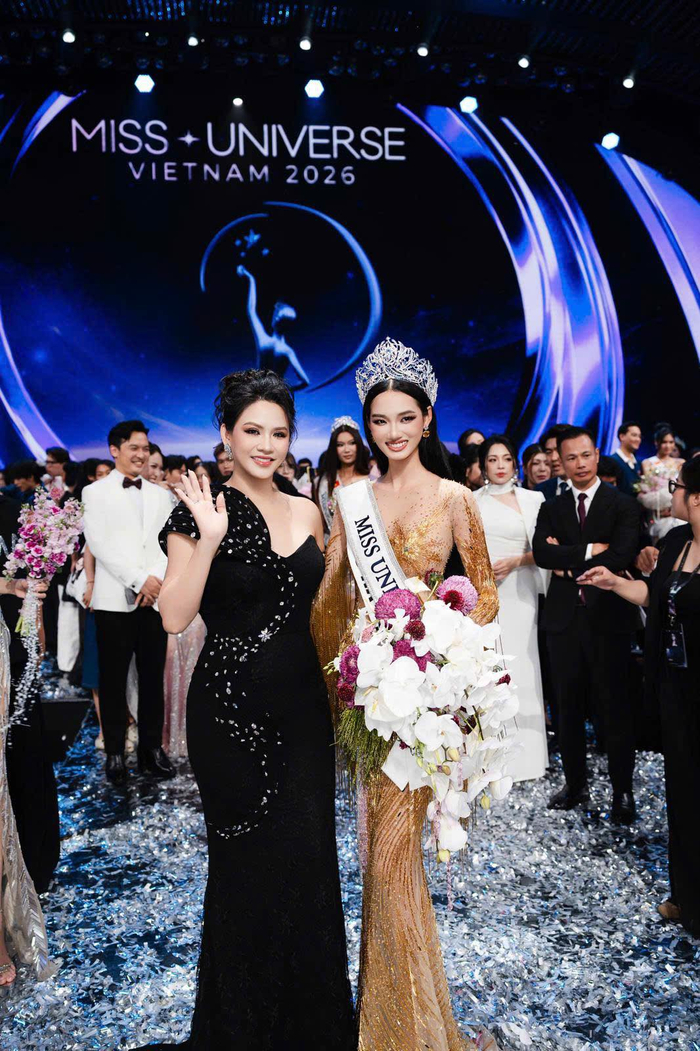 Doanh nhân An Võ và Miss Universe Vietnam 2026 Nguyễn Quỳnh Anh