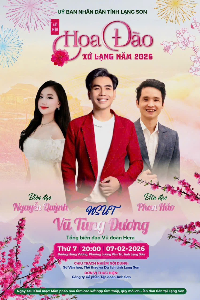 NSƯT – Đạo diễn, Tổng Biên đạo Vũ Tùng Dương trực tiếp chỉ đạo nghệ thuật, góp phần định hình tổng thể nội dung và cảm xúc cho chương trình.