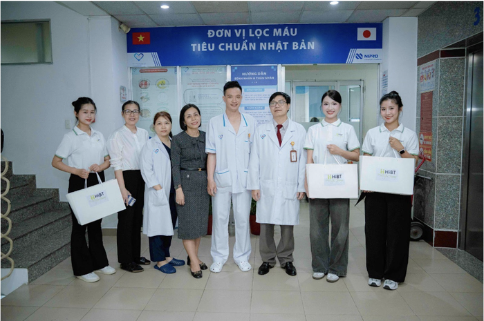 HiBT nhận được sự đồng hành và phối hợp ở phía bệnh viện để đảm bảo hoạt động trao quà diễn ra hiệu quả.