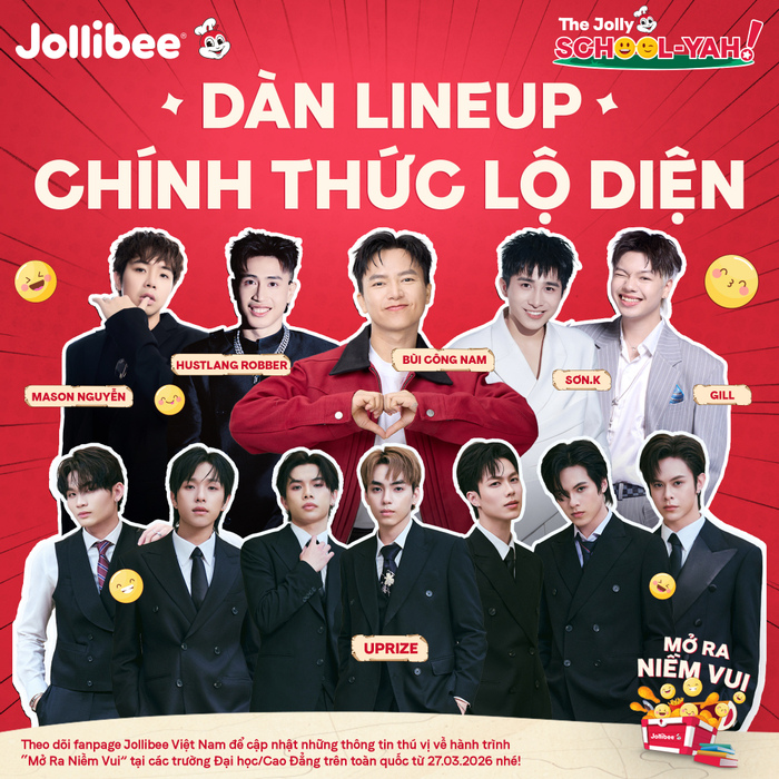 Ngoài các hoạt động thú vị, dàn line-up cũng khiến cộng đồng sinh viên, học sinh mê tít