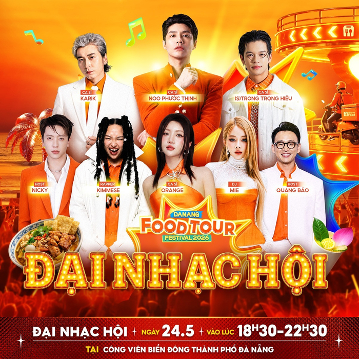 Không gian lễ hội tại Công viên Biển Đông sẽ bùng nổ cảm xúc với hành trình trải nghiệm ẩm thực kết hợp âm nhạc và loạt hoạt động thú vị.