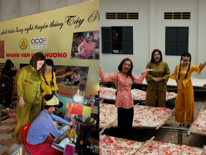 Các diễn viên Đảo Hoa Hậu tìm hiểu về văn hóa Tây Nam Bộ, mong muốn có thể đưa chất liệu đời sống vào các tiết mục.