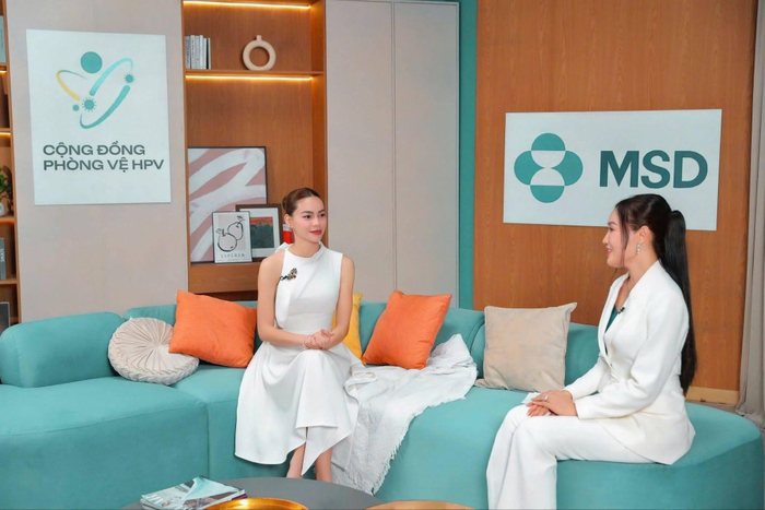 Bác sĩ Đàm Thị Hoàng Lan, Giám đốc Đối ngoại MSD Việt Nam, chia sẻ hành trình nâng cao nhận thức cộng đồng về dự phòng HPV và lan tỏa thông tin y khoa tin cậy, gần gũi với đời sống.&nbsp; Ảnh: Thành Luân