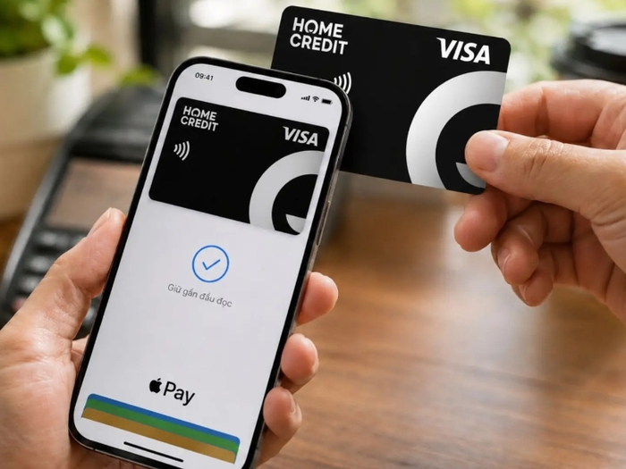 Thẻ tín dụng tích hợp Apple Pay giúp thanh toán nhanh, an toàn và tiện lợi