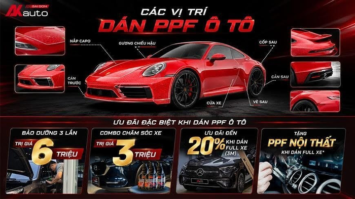 Bảng giá dán PPF ô tô được nhiều chủ xe lựa chọn và điều cần biết Ảnh 4