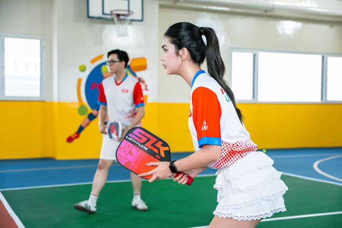 Sinh viên trải nghiệm môn Pickleball ngay trong khuôn viên trường&nbsp;