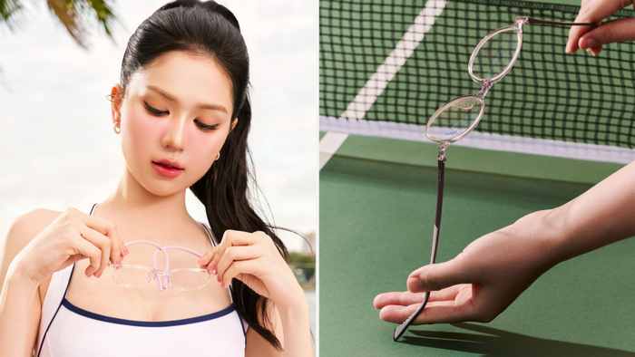 Theo chia sẻ trong buổi chụp hình,Ngọc Trinh đã rất ấn tượng với cảm giác đeo nhẹ và độ ổn định của gọng khi di chuyển liên tục.