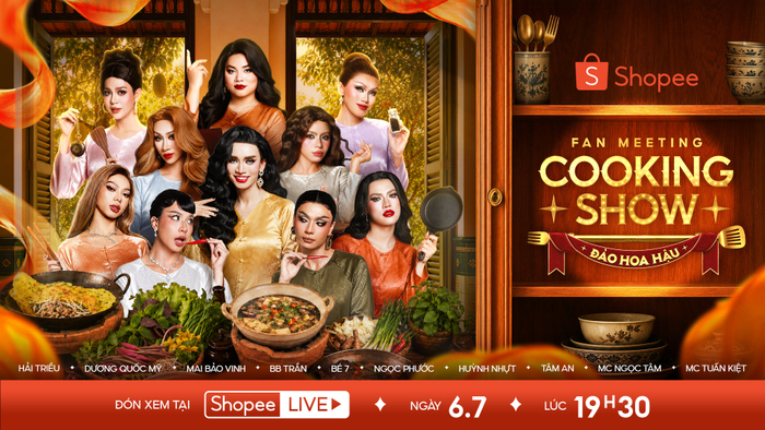 Dàn cast Đảo Hoa Hậu chính thức tái ngộ, sẵn sàng khuấy động livestream vào 19h30 ngày 6/7 trên Shopee!