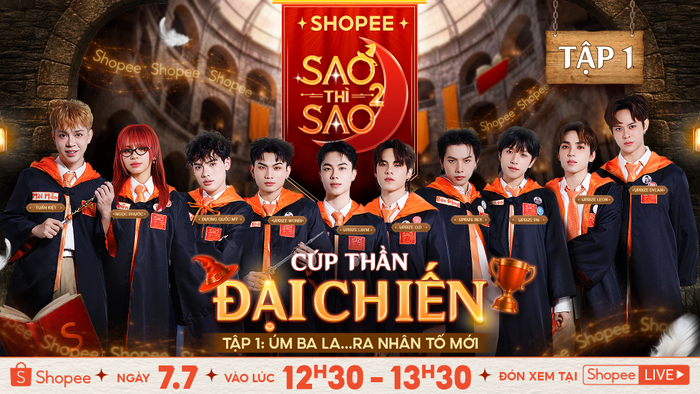 Bạn đã sẵn sàng cho một buổi trưa giải trí bùng nổ cùng biệt đội pháp sư tại Sao Thì Sao Tập 1 vào 12h30-13h30 ngày 7/7 trên Shopee?&nbsp;