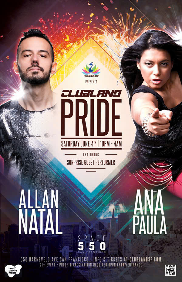 CLUBLAND® mang “Đêm nhạc Brazil” đến San Francisco với Allan Natal và “DJ Woman” Ana Paula trước Pride Weekend 2022 Ảnh 1