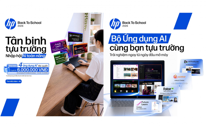 HP tặng “khủng” 4 ứng dụng AI trị giá 6 triệu đồng khi mua laptop OmniBook và Gaming mùa tựu trường 2026 Ảnh 1