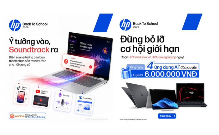 HP tặng “khủng” 4 ứng dụng AI trị giá 6 triệu đồng khi mua laptop OmniBook và Gaming mùa tựu trường 2026 Ảnh 3