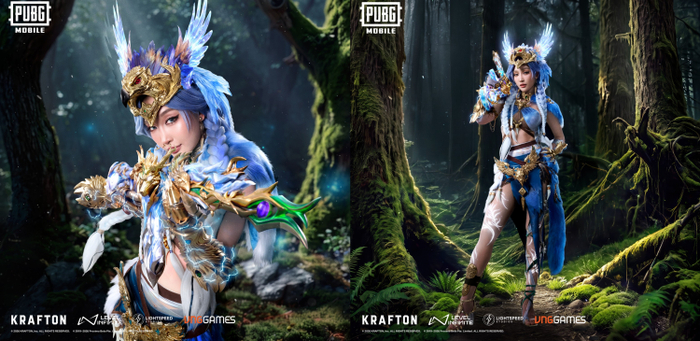 Juky San lần đầu hợp tác vũ trụ sinh tồn PUBG Mobile, hóa thân Thánh Giáp Cổ Lâm Chi Thần kỳ ảo Ảnh 2