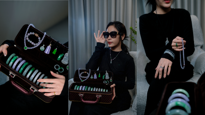 Mỹ Tuyền và bộ sưu tập ngọc phỉ thúy của mình 
