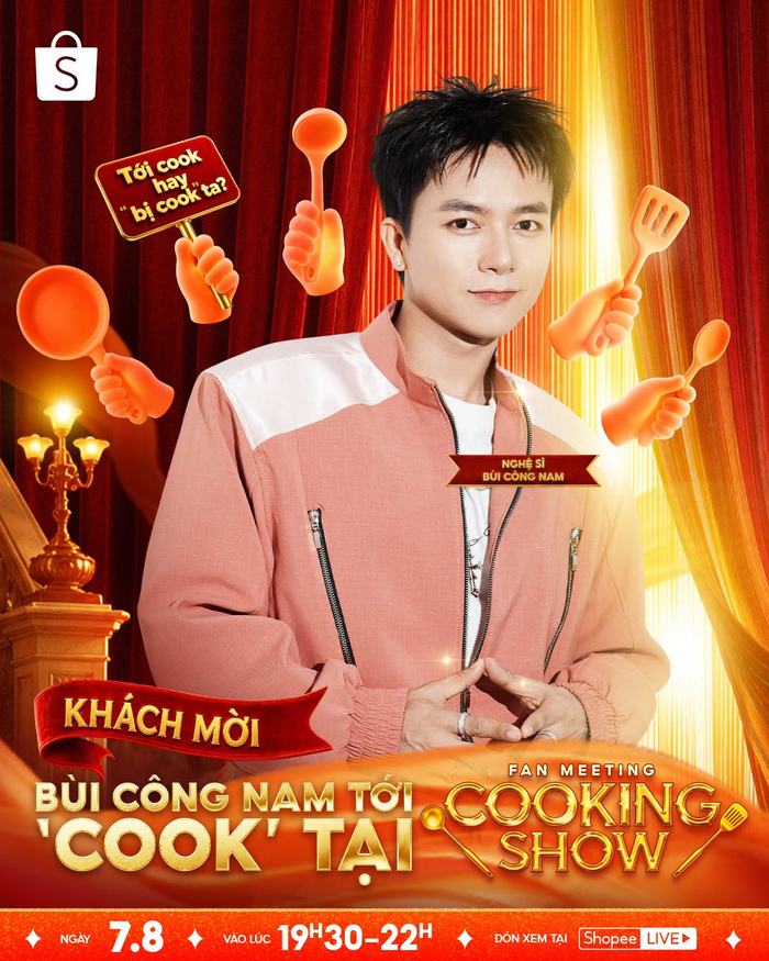 Không còn là ẩn số, Bùi Công Nam sẽ chính thức xuất hiện tại Shopee Cooking Show 7/8.