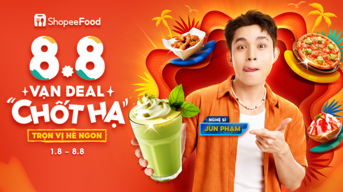 Chốt hẹn ăn ngon, chốt luôn ưu đãi siêu hot dịp 8/8 cùng ShopeeFood.