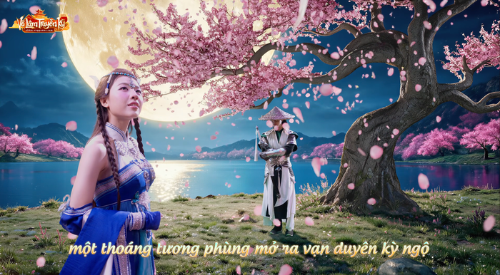 Gốc đào Vong Ưu Đảo - nơi duyên tình khởi nguồn - mang theo cả bầu trời ký ức của giới Võ Lâm