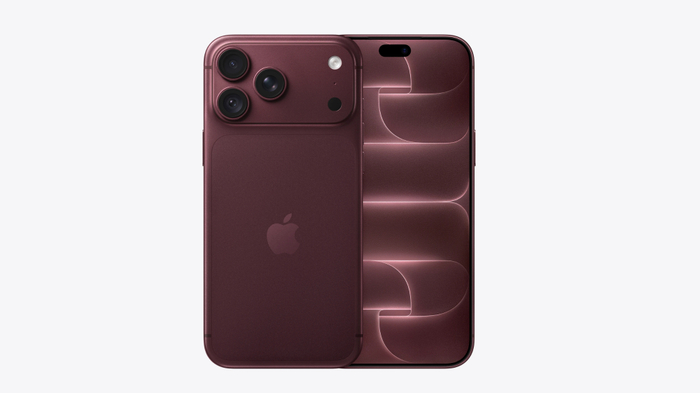Phiên bản màu Đỏ Burgundy của iPhone 18 Pro. Ảnh: Apple