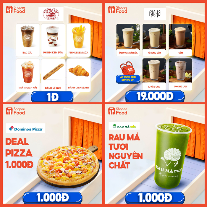 Loạt thương hiệu ẩm thực được yêu thích tung deal hấp dẫn trên ShopeeFood dịp 9.9