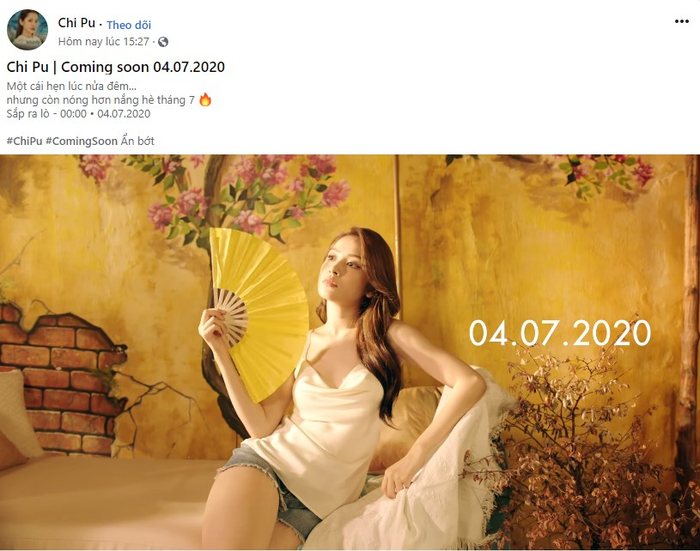 Chi Pu nhá hàng sản phẩm tiếp theo trong teaser nóng bỏng.