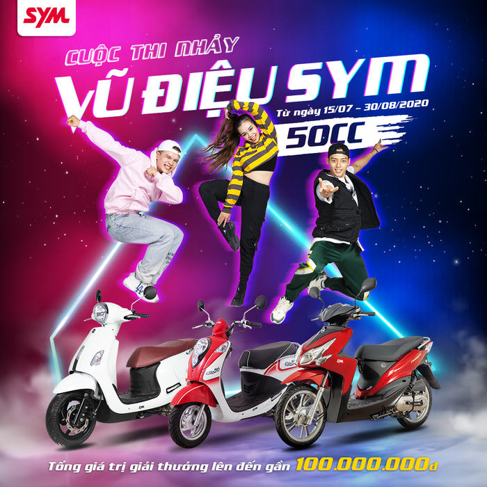 Vũ điệu SYM 50cc - Sân chơi bổ ích, nơi thể hiện niềm đam mê của những tài năng trẻ