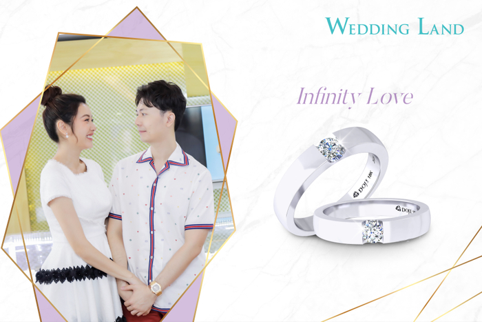 Á hậu Thuý Vân đã lựa chọn nhẫn cưới tại Wedding Land – Thương hiệu trang sức cưới thuộc Tập đoàn DOJI.