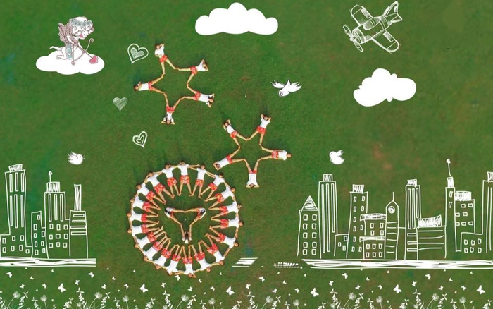 Tạo hình ấn tượng qua góc flycam cùng Kỷ yếu Sài Gòn Ảnh 2