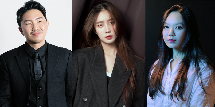 Những nhà sản xuất chính của All Night: Lee Sun Bok, Ji Park, Thục Nhàn (từ trái qua)