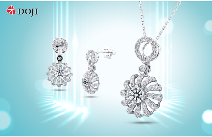 Trang sức kim cương DOJI được nhiều khách hàng yêu mến, lựa chọn