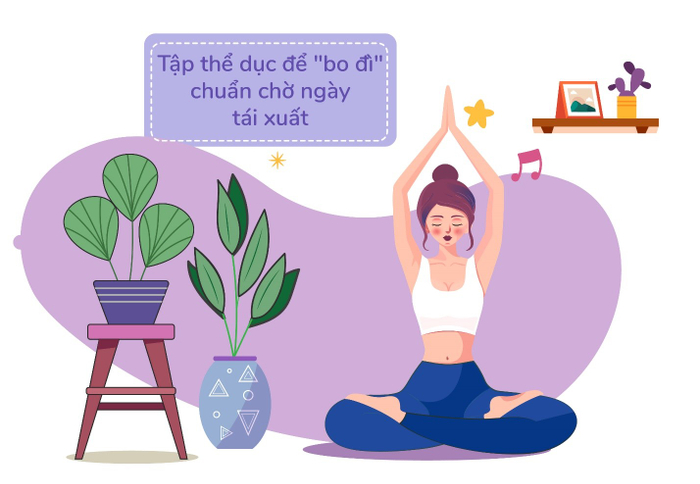 Bên cạnh các hình thức “chống chán” thông thường như nghe nhạc, xem phim, shopping online thì bạn cũng đừng quên luyện tập cơ thể để “chống ì ạch” lại đảm bảo có “bo đì” chuẩn sáu múi hay eo thon con kiến để tái xuất bất cứ lúc nào nhé. Hướng dẫn các bài tập từ nhẹ nhàng đến nâng cao, miễn phí hay cần trả phí bạn cũng đều có thể dễ dàng tìm kiếm sau chỉ vài cú click chuột. 