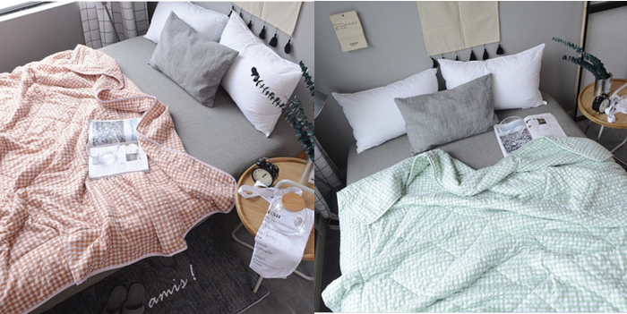 Những chiếc chăn MUJI caro màu sắc pastel nhã nhặn này đang được hội độc thân mua nhiều nhất hiện nay bởi vẻ đẹp cũng như tính tiện dụng của nó. Nếu bạn cũng đang lùng một cái, hãy thử lên Shopee mua với giá đang giảm gần 50% kèm nhiều ưu đãi khác. Xem ngay tại đây nhé. 